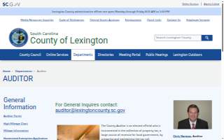 Lexington County Auditor website