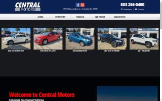 Central Motors website