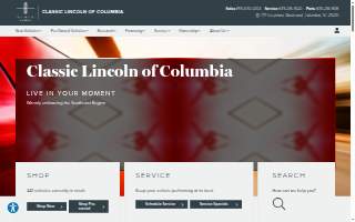 Classic Lincoln of Columbia website