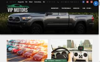 VIP Motors website