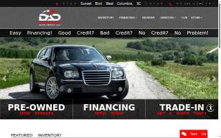 Discount Auto Depot website