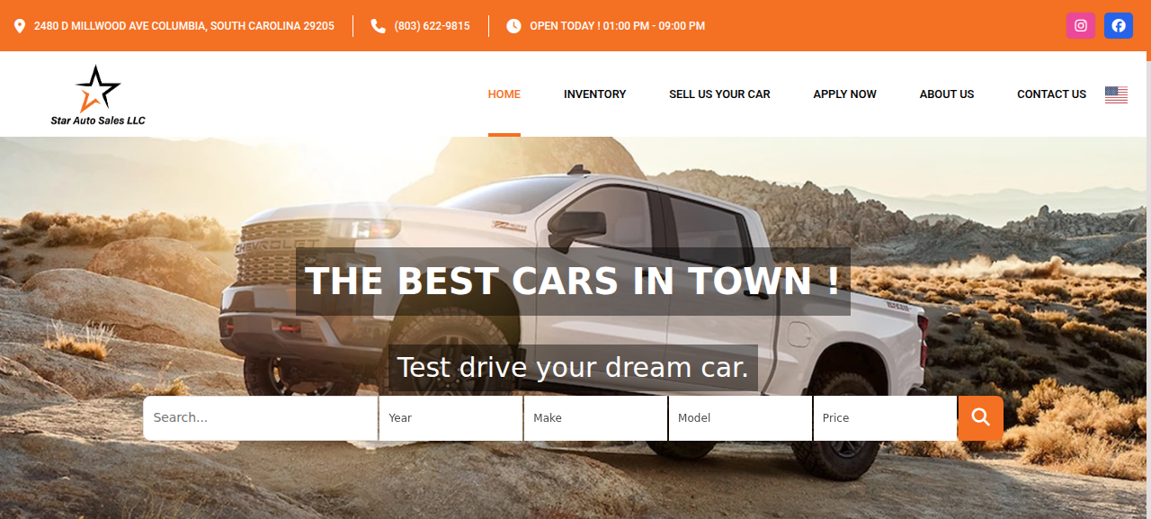 Star auto sale LLC website