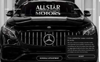 All Star Motors website