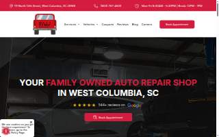Old School Automotive & Tire website