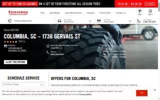 Firestone Complete Auto Care of Columbia website
