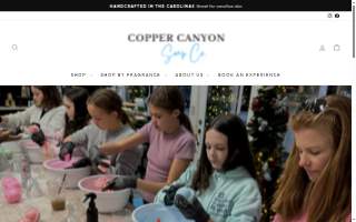 Copper Canyon Soap Company - Columbia website