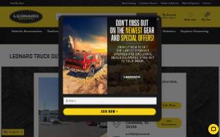 Leonard Truck Outfitters of West Columbia website