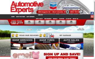 Automotive Experts website