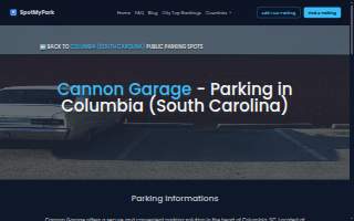 Cannon Car Park website
