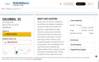 W.W. Williams of West Columbia website