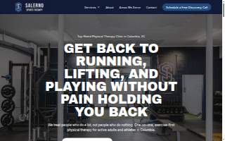 Salerno Sports Therapy website