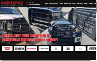 Hudson Brothers Truck Accessories website