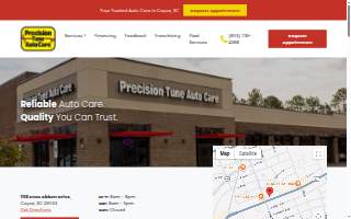 Precision Tune Auto Care of Cayce website