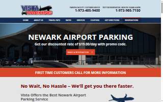 Vista Parking website