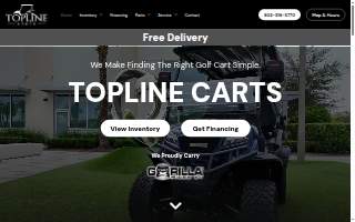 Topline Carts website
