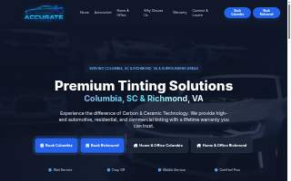 Accurate Tinting website