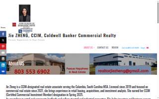 Jie Zheng, CCIM, Coldwell Banker Commercial Realty website