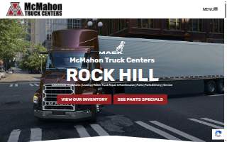 McMahon Truck Centers Rock Hill website