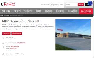 MHC Kenworth - Charlotte website