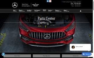 Dick Dyer Mercedes-Benz Parts Store website