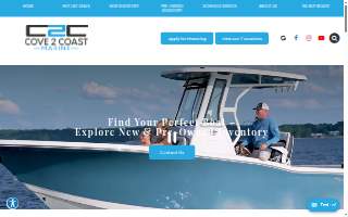 Cove 2 Coast Marine website