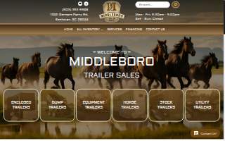 Middleboro Trailer Sales website