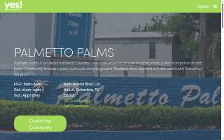 Palmetto Palms website