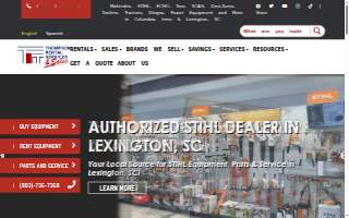 Thompson Rentals & Sales Irmo website