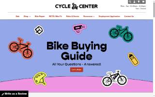 Cycle Center website