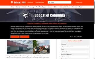 Bobcat of Columbia website