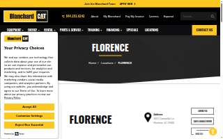 Blanchard Machinery - Florence website