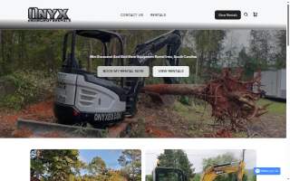 Onyx Equipment Rentals website
