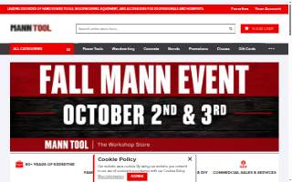 Mann Tool and Supply, Inc website