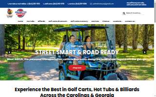 Palmetto Leisure Golf Carts website
