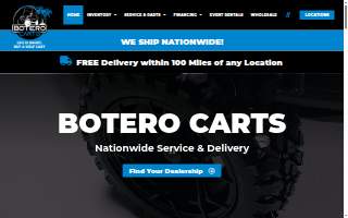 Botero Carts Columbia website