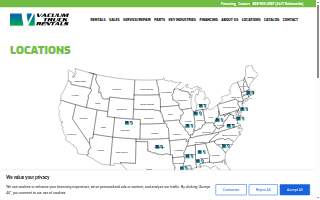 Vacuum Truck Rentals, LLC website