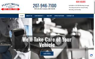 Fleet Truck Repair LLC website