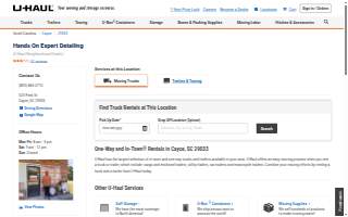 U-Haul Neighborhood Dealer of Cayce website