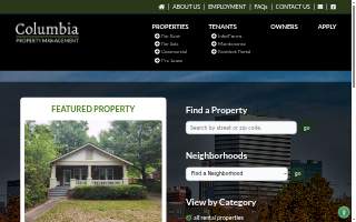 Columbia Property Management, LLC website