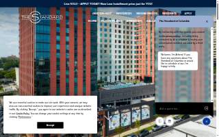 The Standard at Columbia website
