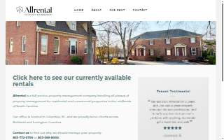 Allrental property management website