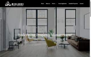 Midlands Property Management website