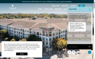 Saga Columbia website