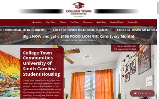 College Town on the River website