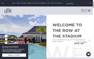 The Row At The Stadium website