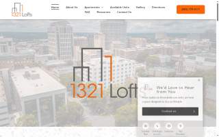 1321 Lofts website