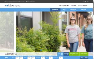Walk2Campus Columbia website