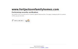 Fort Jackson Family Homes website