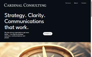 Cardinal Consulting website