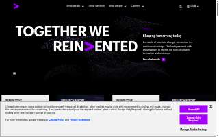 Accenture of Columbia website
